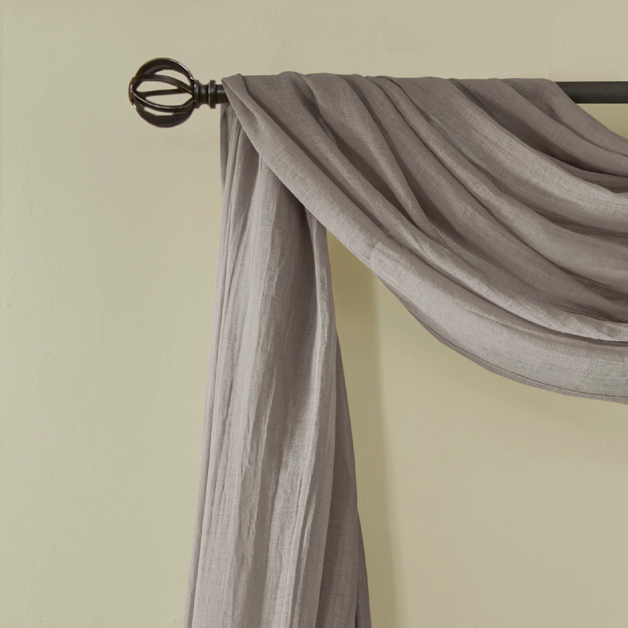 Harper Solid Crushed Scarf Sheer - Image 11