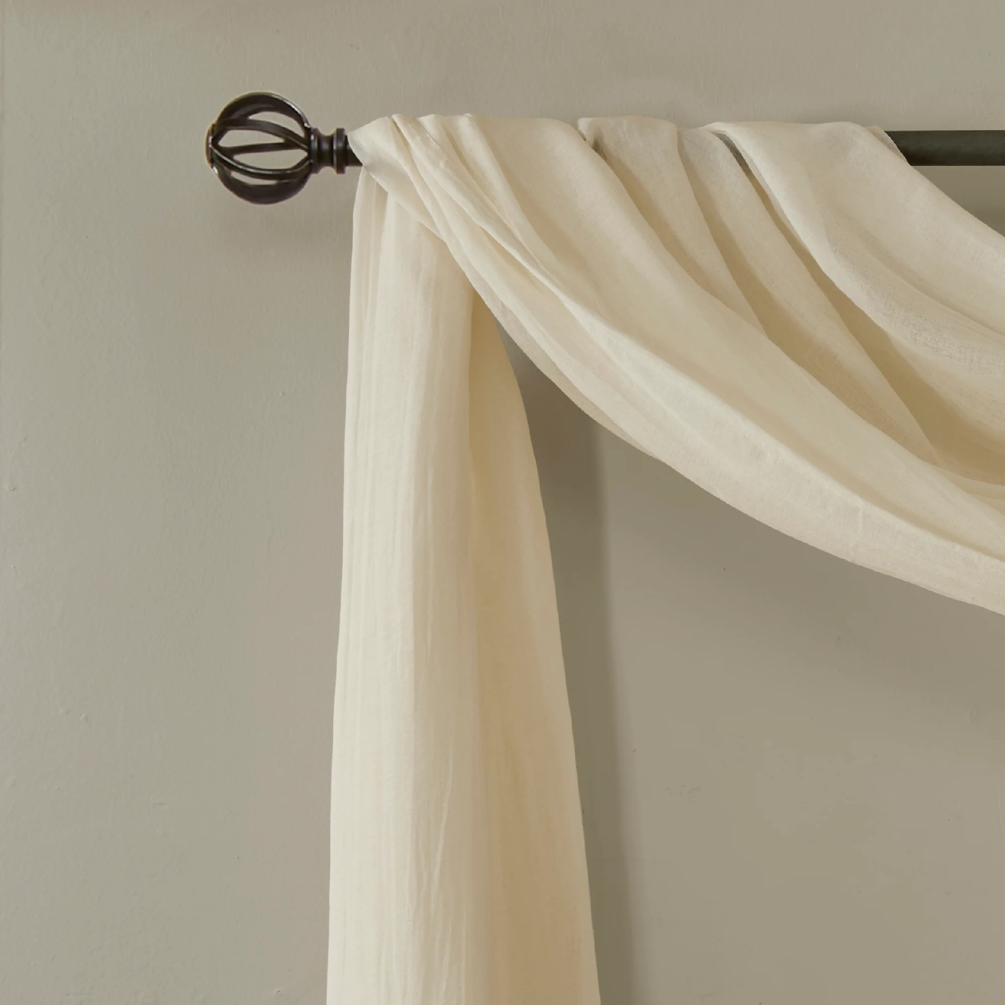 Harper Solid Crushed Scarf Sheer - Image 15