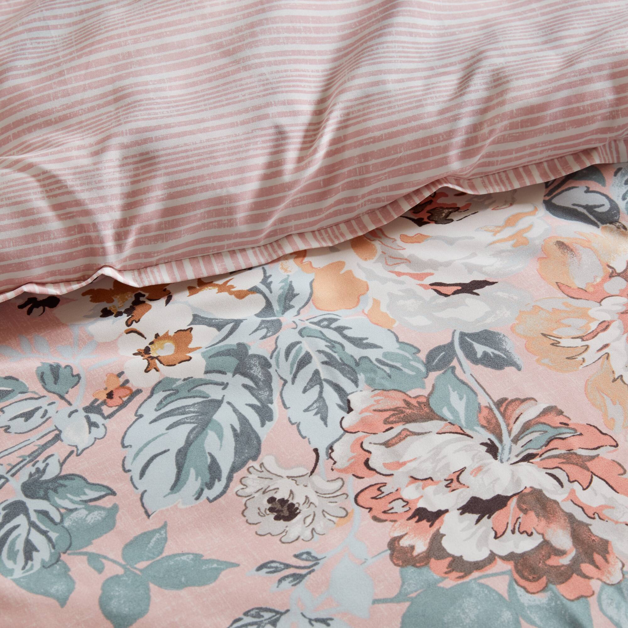 Heather 7-Piece Vintage Floral Print Inspired Comforter Set With Sheet Set - Image 41