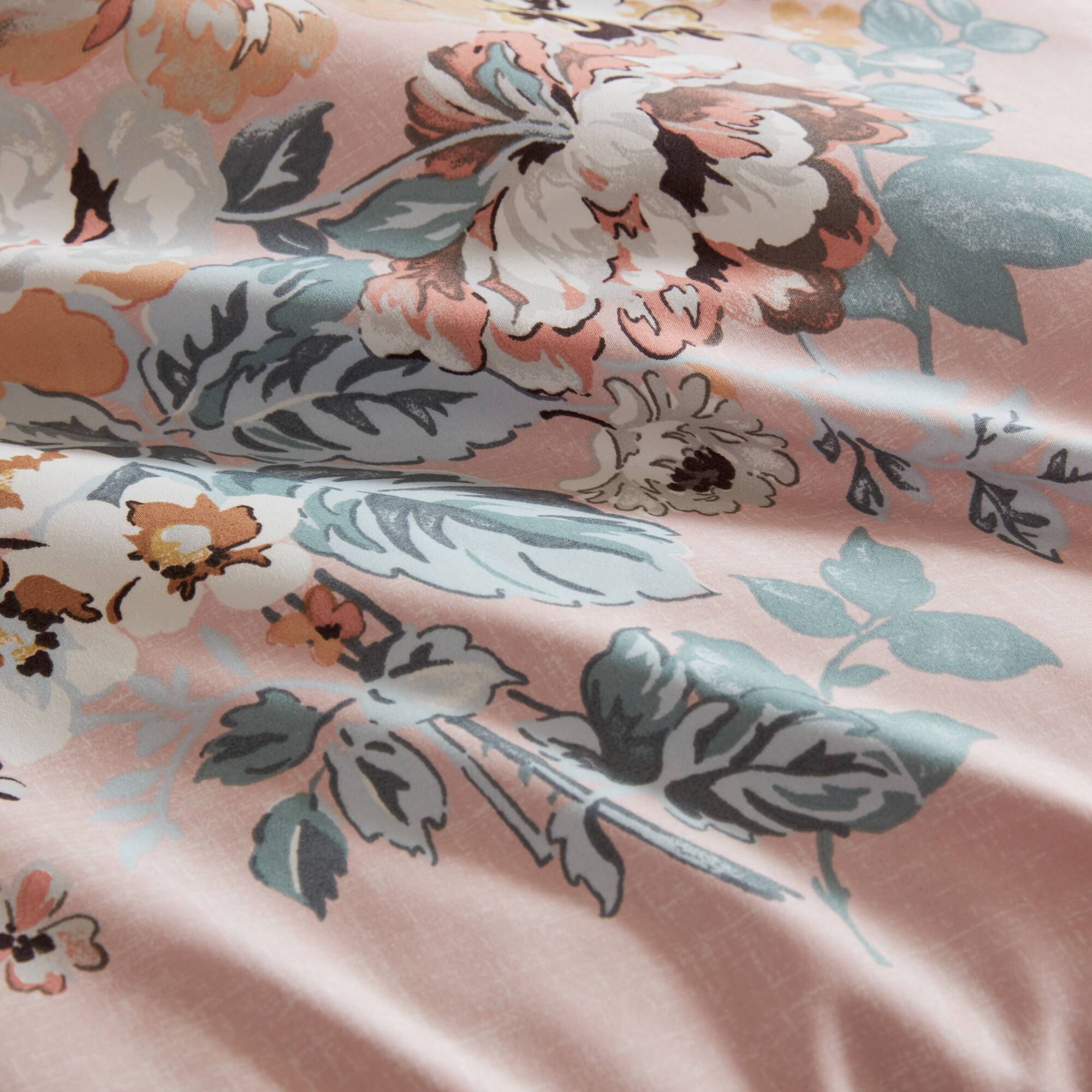 Heather 7-Piece Vintage Floral Print Inspired Comforter Set With Sheet Set - Image 42