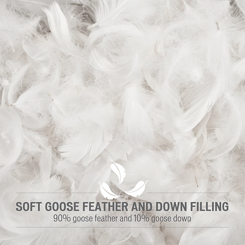 Heavy Warmth Goose Feather and Down Oversize Comforter - Image 15