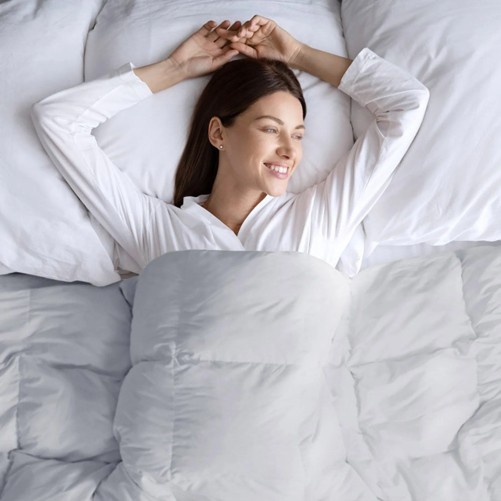 Heavy Warmth Goose Feather and Down Oversize Comforter - Image 25