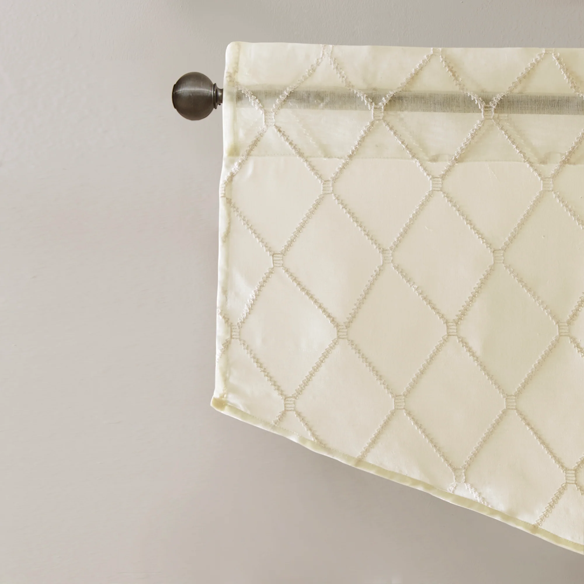 Irina Diamond Sheer Embroidered Waterfall Valance - Image 25