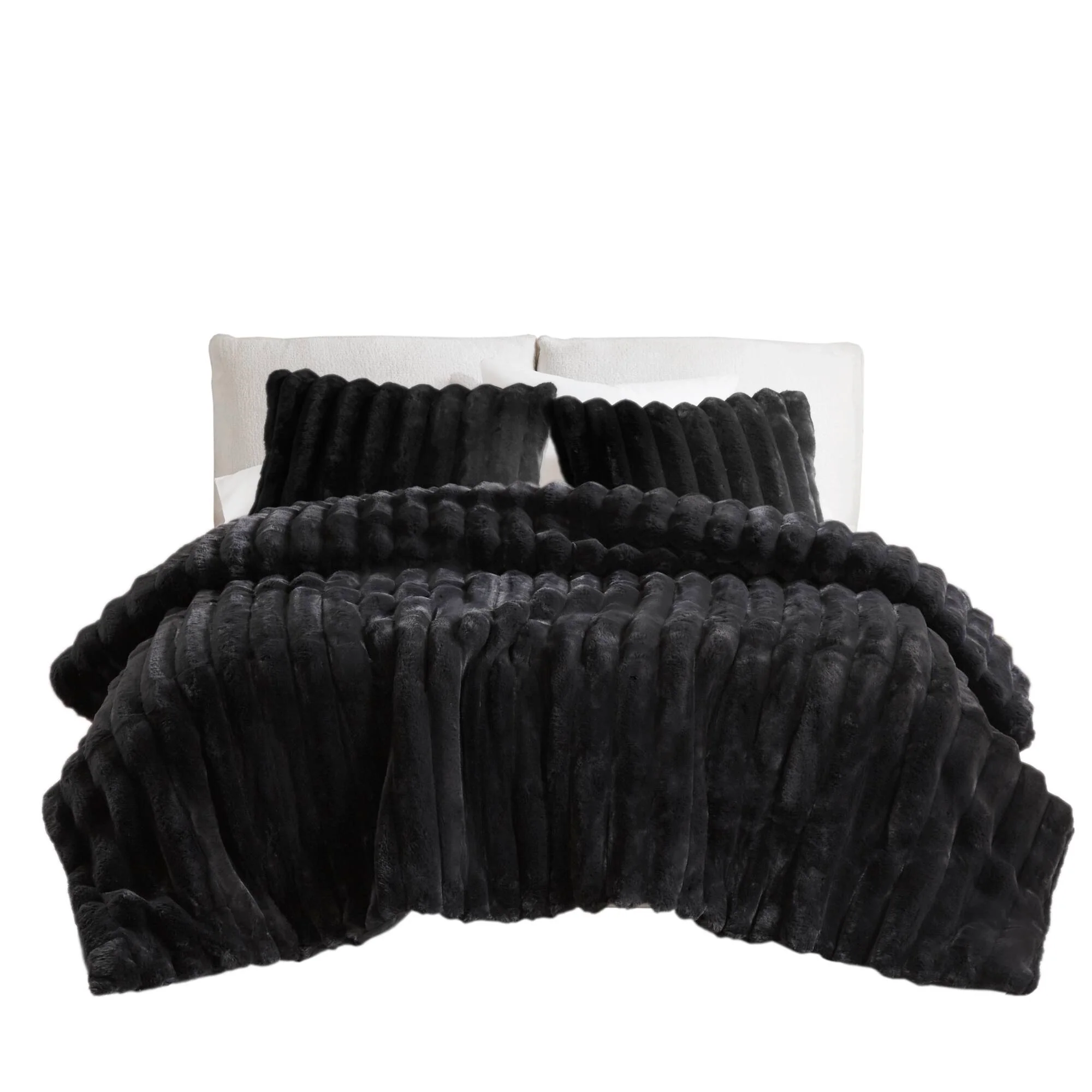 Jasmine Ultrasoft Faux Fur Ribbed Comforter Set - Image 28