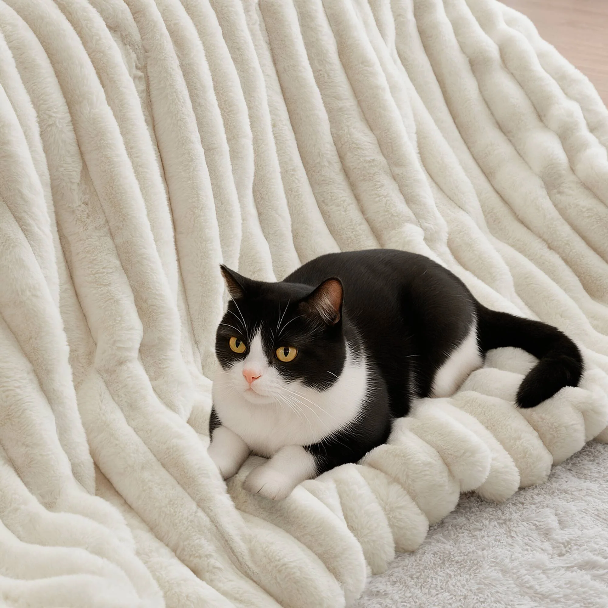 Jasmine Ultrasoft Faux Fur Ribbed Comforter Set - Image 38