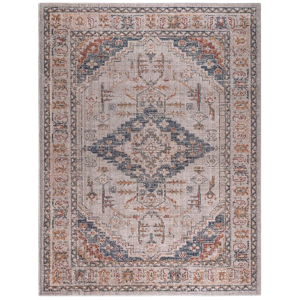Jasmine Vintage Medallion Woven Area Rug - Image 11