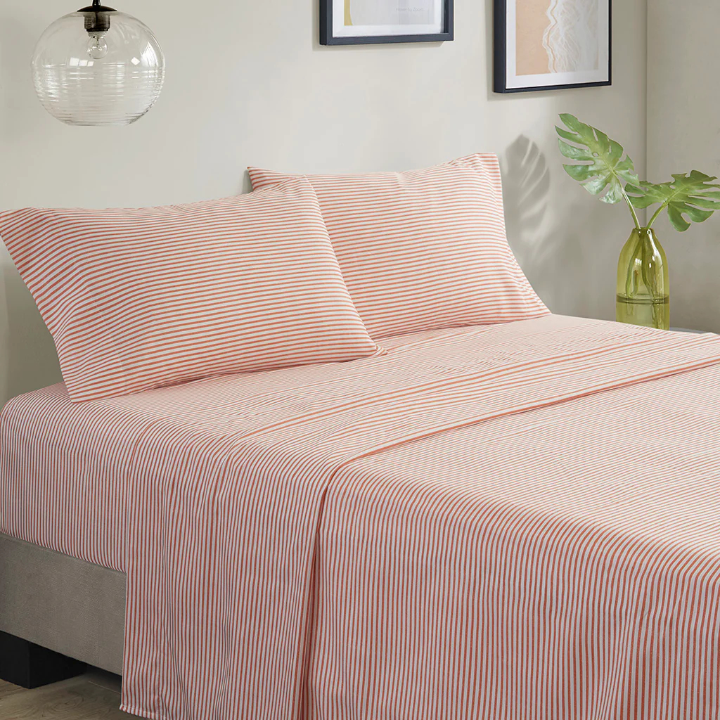 Jaxon Stripe Comforter Set with Bed Sheets - Image 18