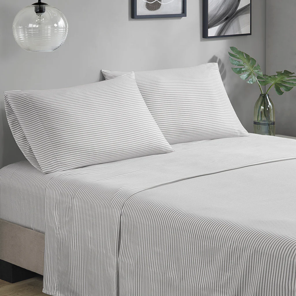 Jaxon Stripe Comforter Set with Bed Sheets - Image 27