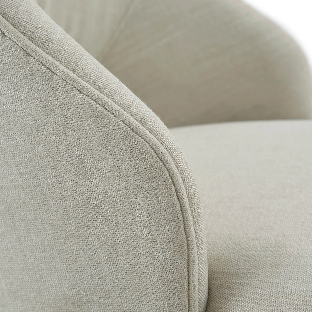 Jillian Upholstered Counter Stool with Cutout Back Design and Swivel Seat - Image 10