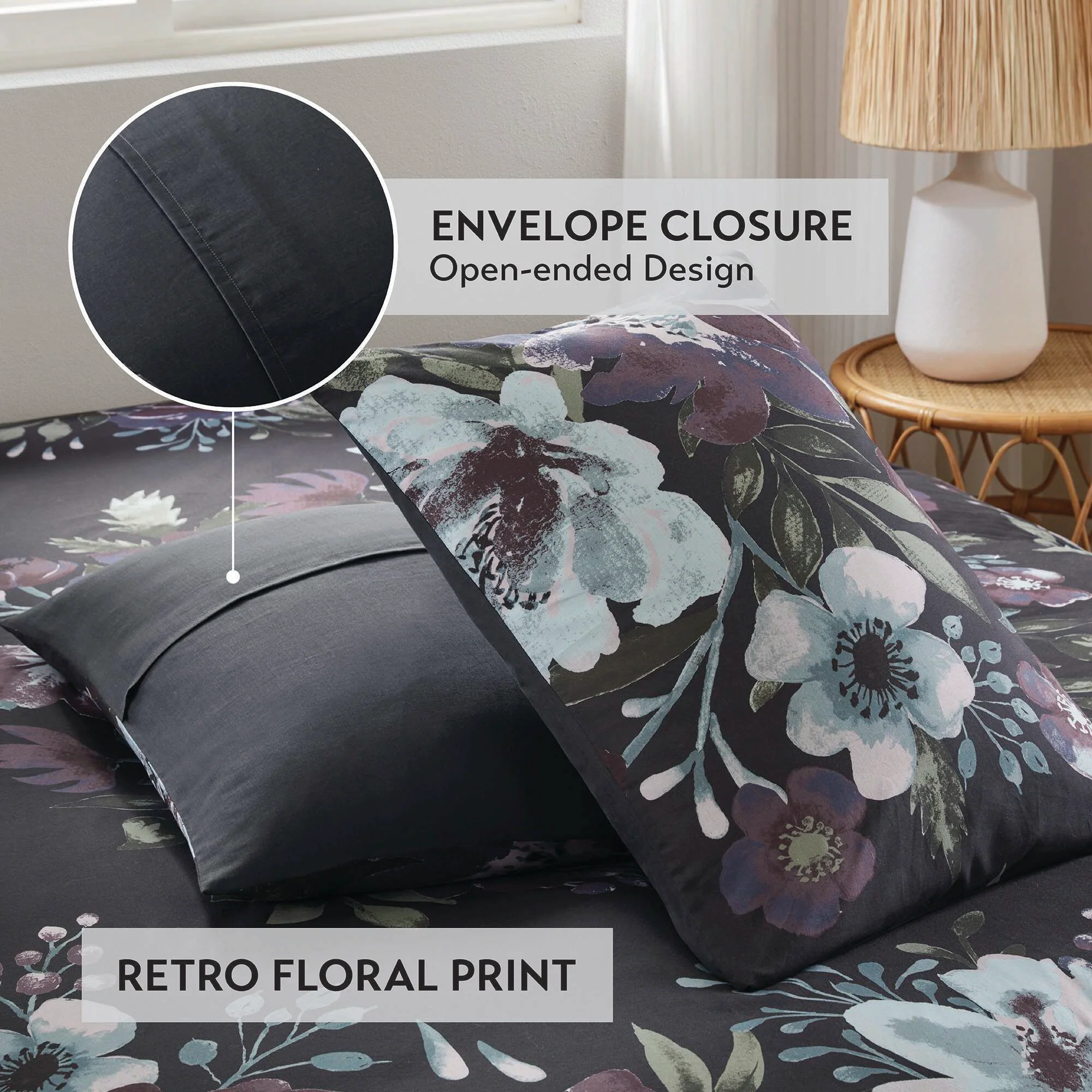 Jolene 3-Piece Cotton Printed Comforter Set - Image 13