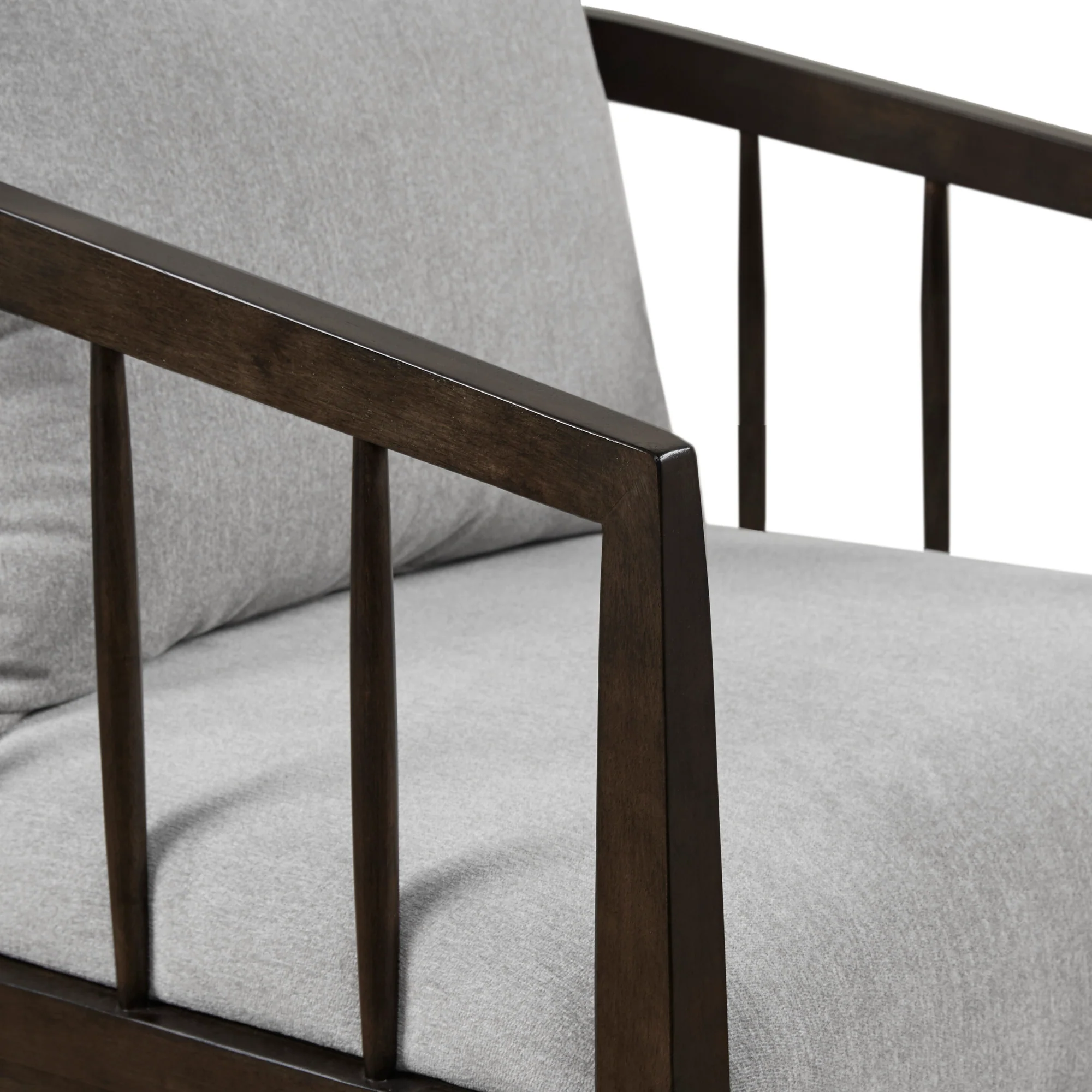 Josefine Spindle Accent Armchair with Removable Back Pillow - Image 10