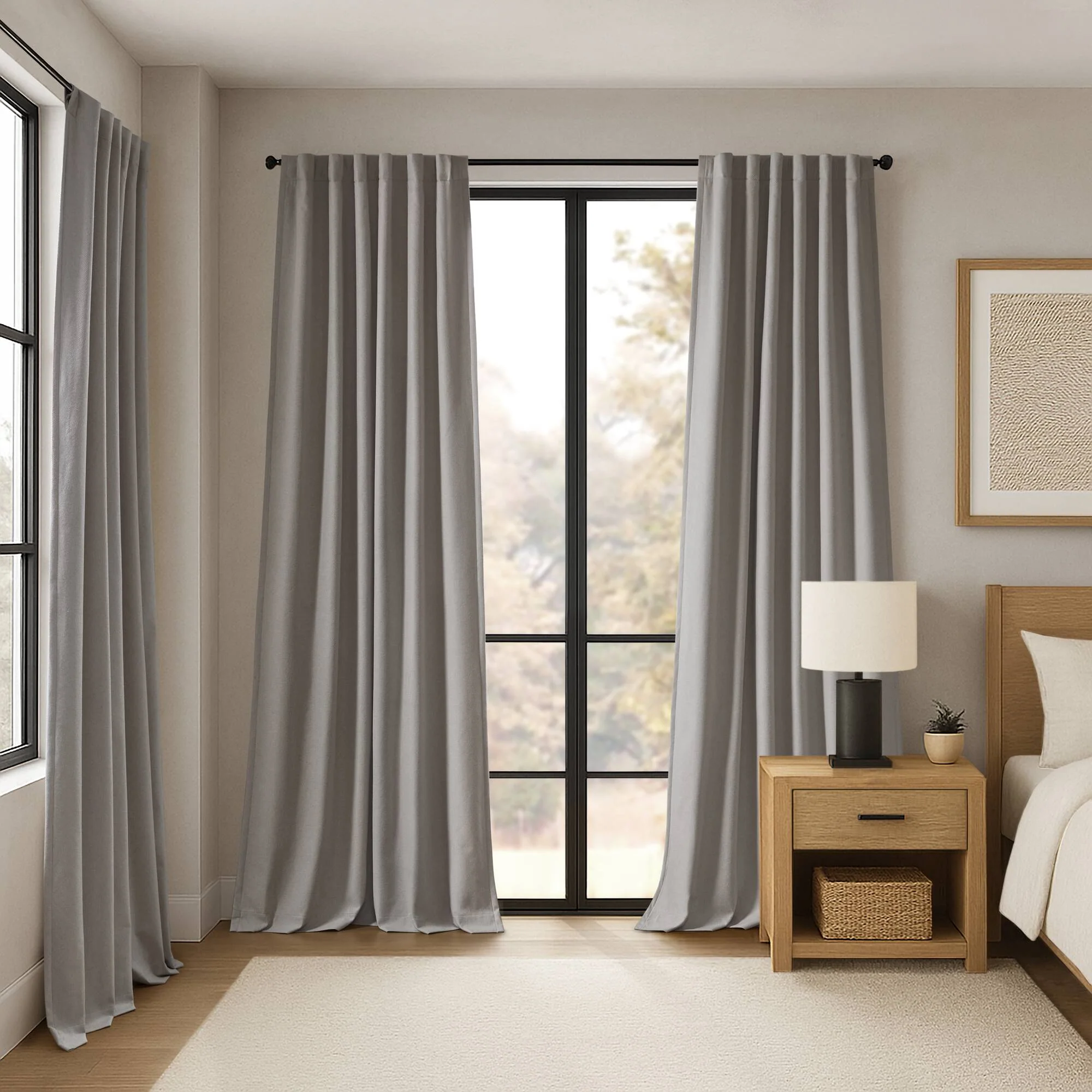 Karien Sound blocking/Total blackout curtain panel pair - Image 35
