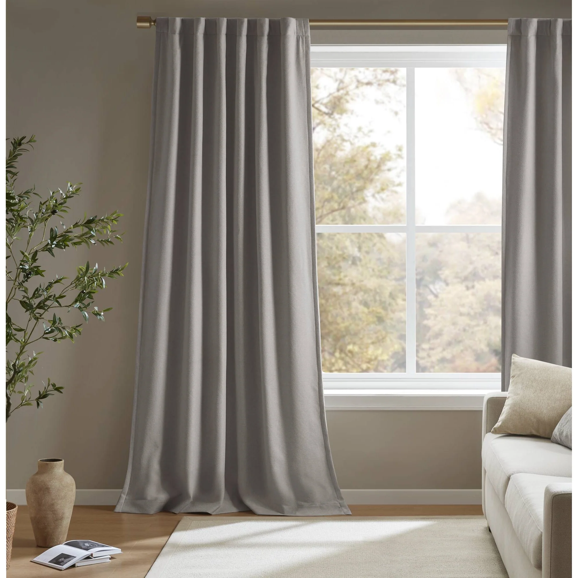 Karien Sound blocking/Total blackout curtain panel pair - Image 38