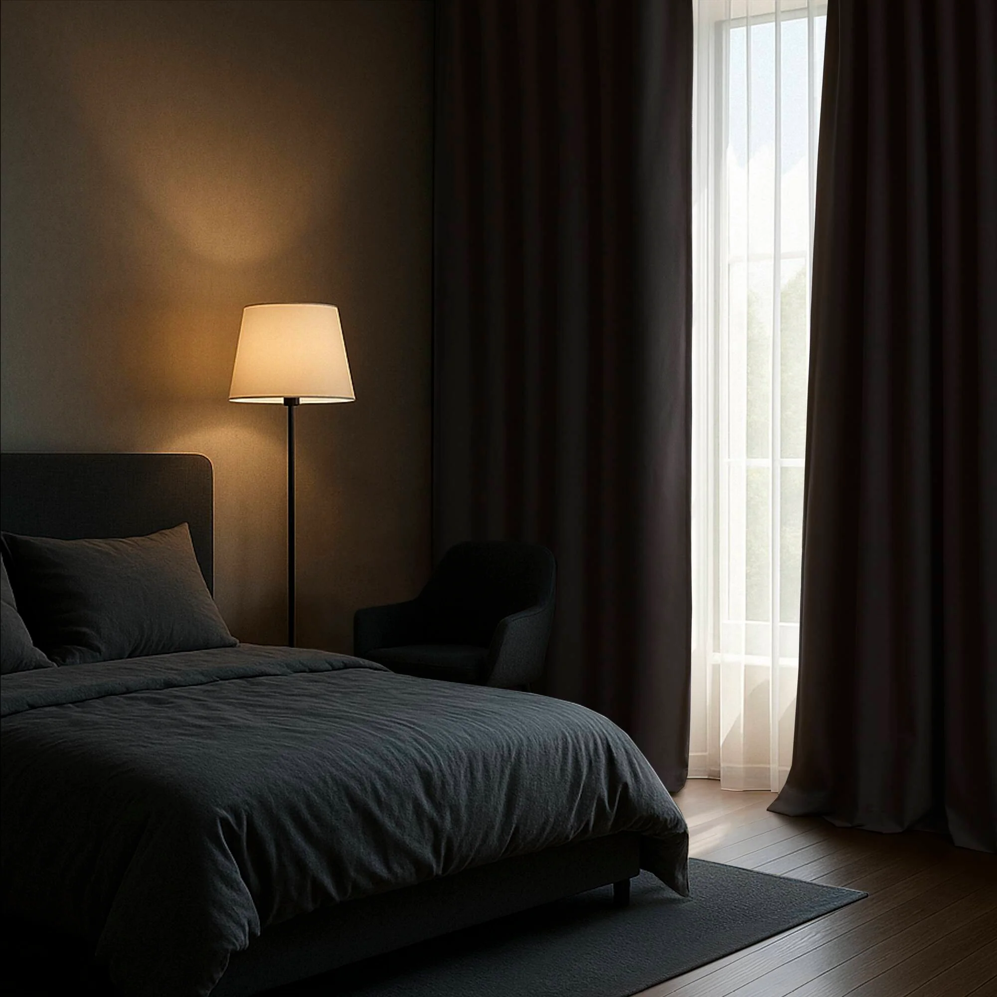 Karien Sound blocking/Total blackout curtain panel pair - Image 41