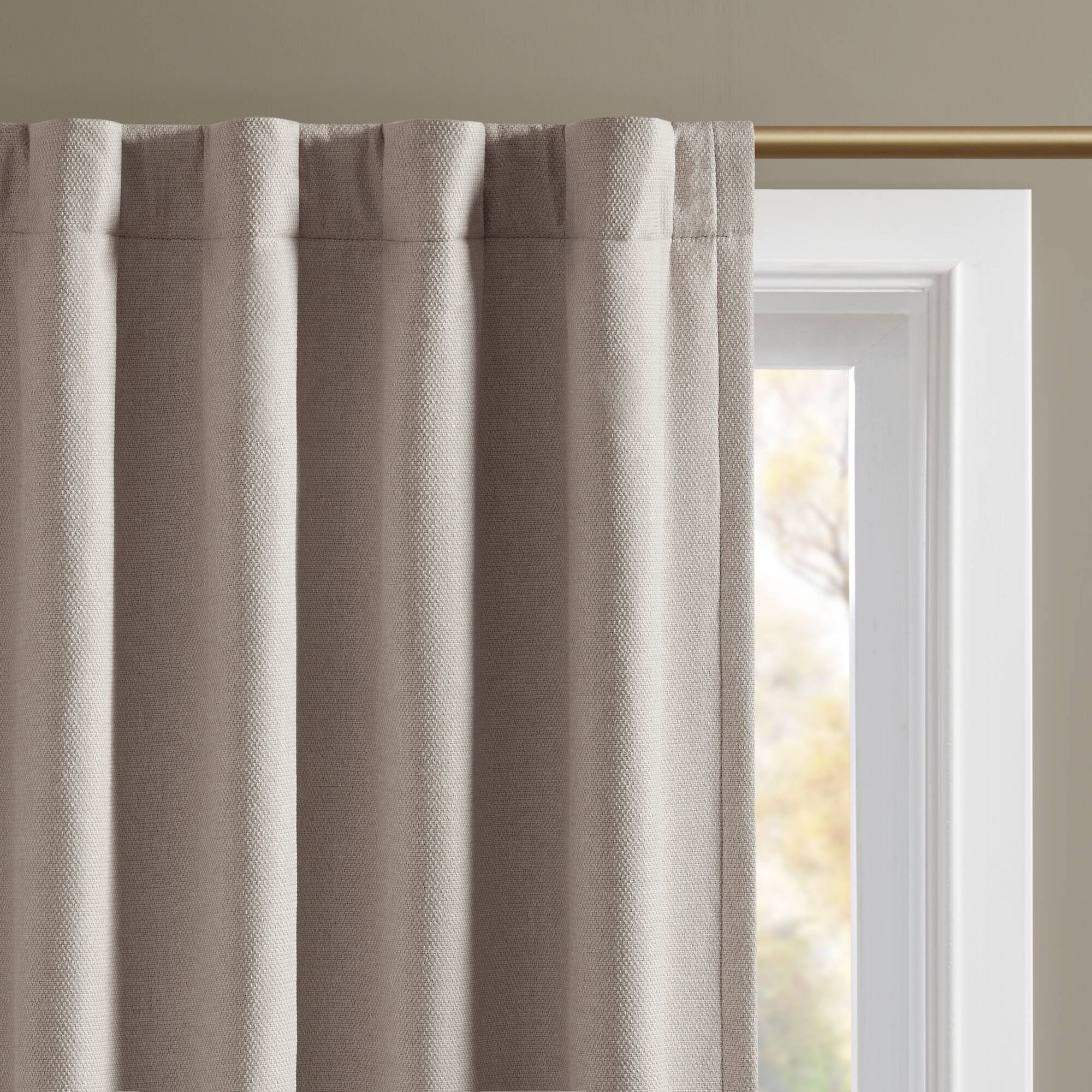 Karien Sound blocking/Total blackout curtain panel pair - Image 6