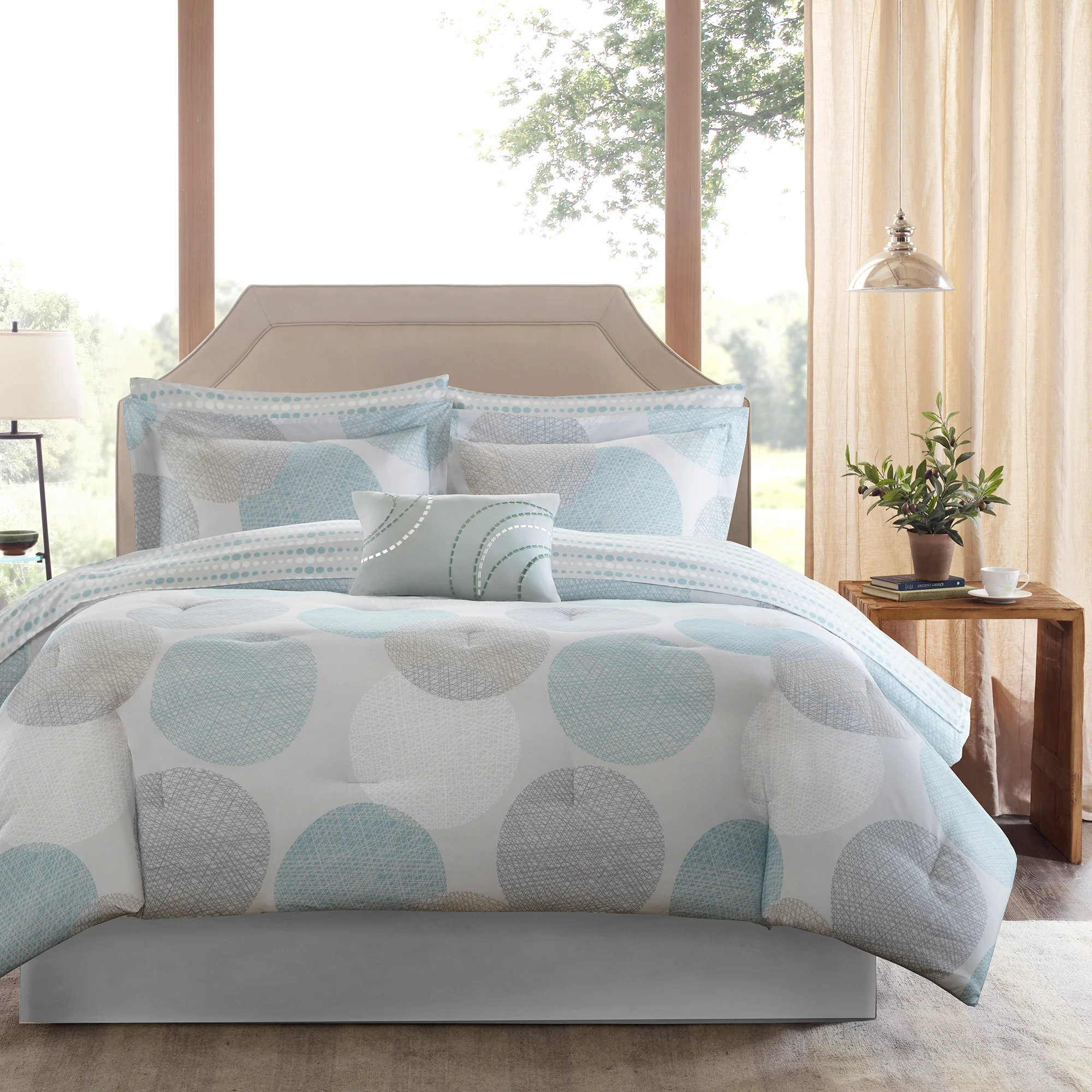Knowles 9-Piece Comforter Set with Cotton Bed Sheets - Image 3