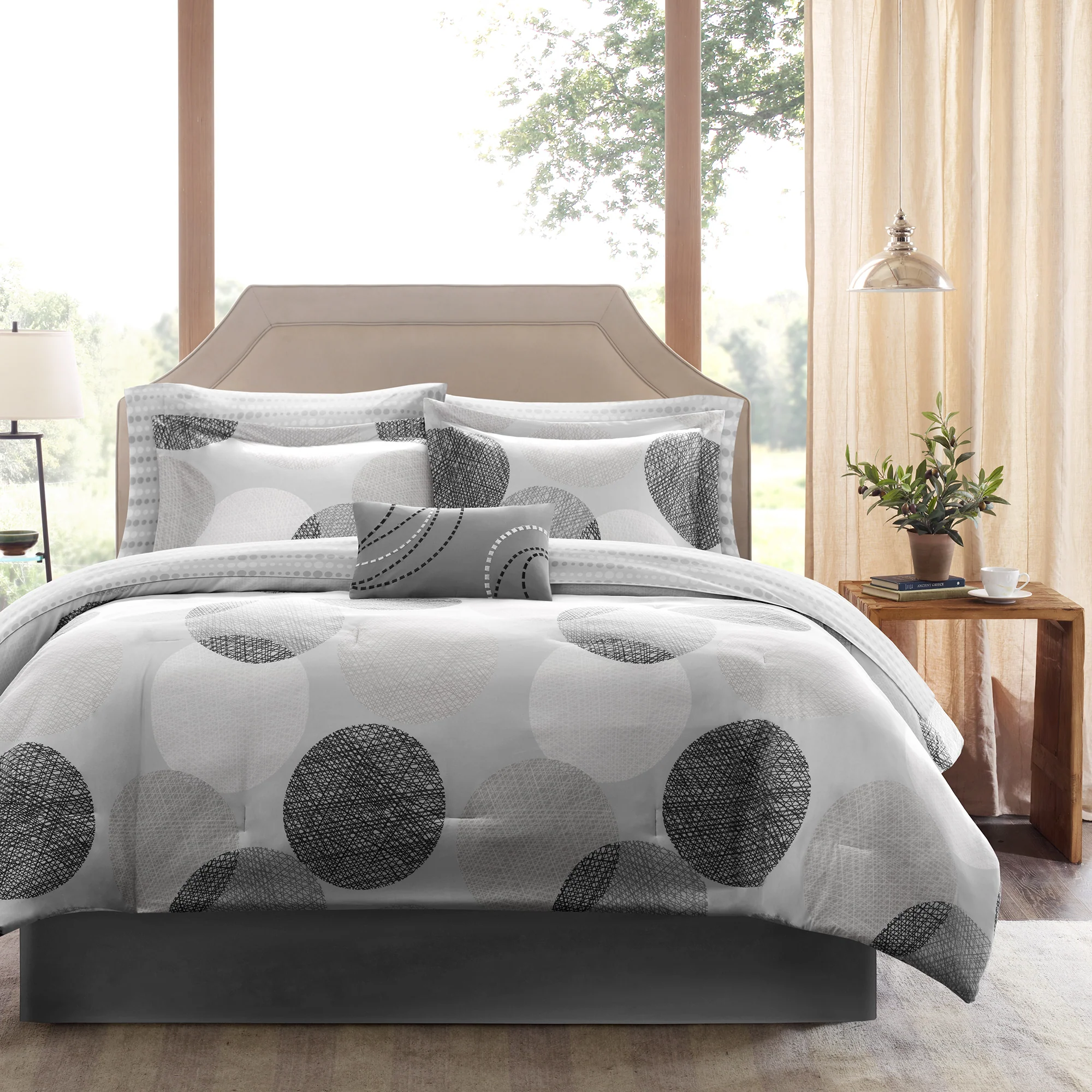 Knowles 9-Piece Comforter Set with Cotton Bed Sheets - Image 4