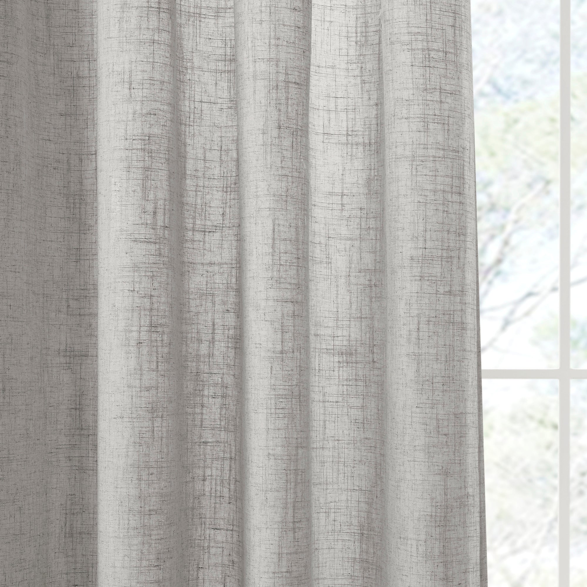 Kyler Linen Blend Light Filtering Curtain Panel Pair - Image 5