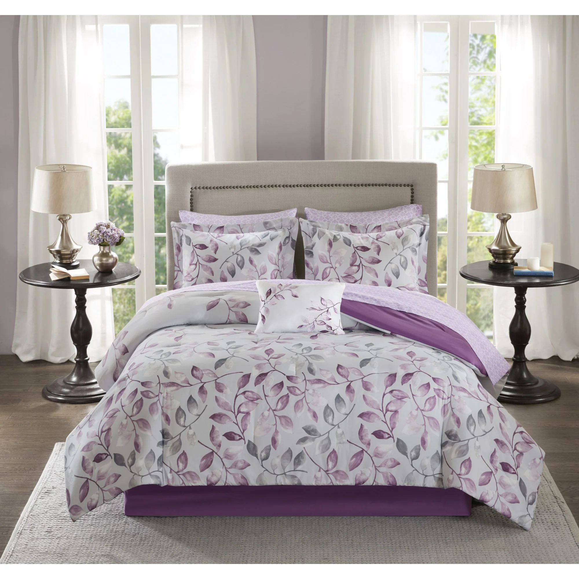 Lafael 9-Piece Comforter Set with Cotton Bed Sheets - Image 2