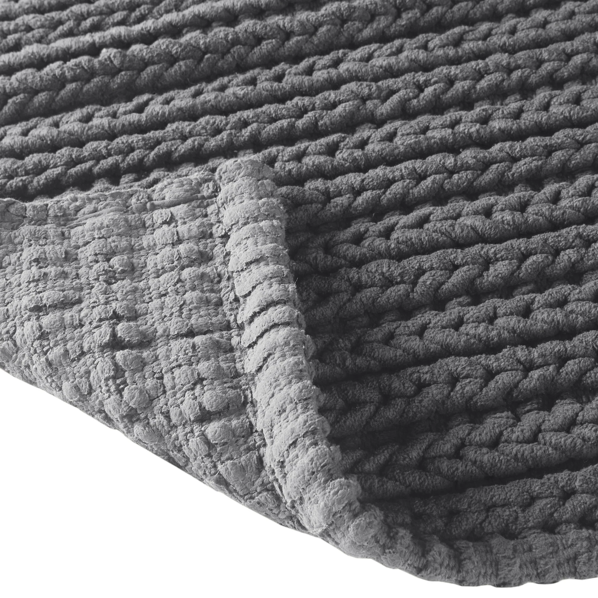 Lasso 100% Cotton Chenille Chain Stitch Rug - Image 14