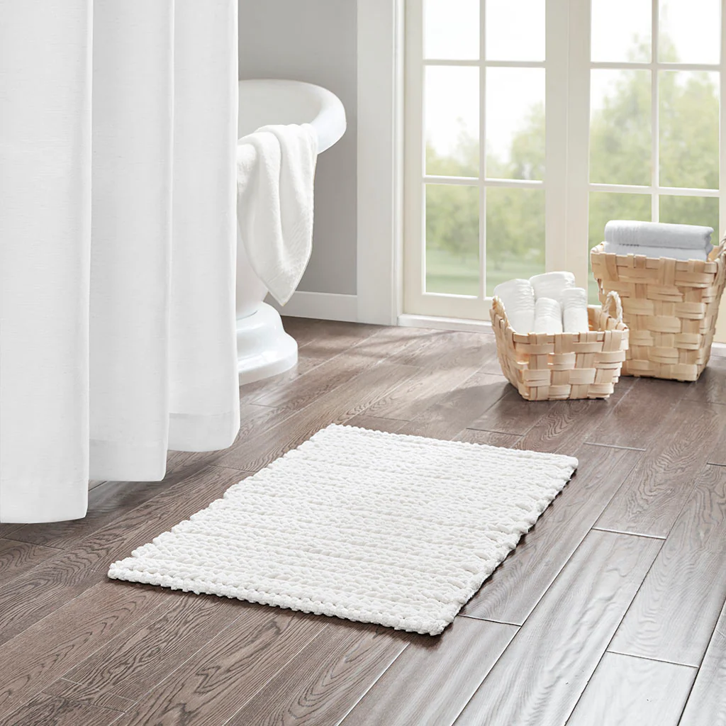 Lasso 100% Cotton Chenille Chain Stitch Rug - Image 2