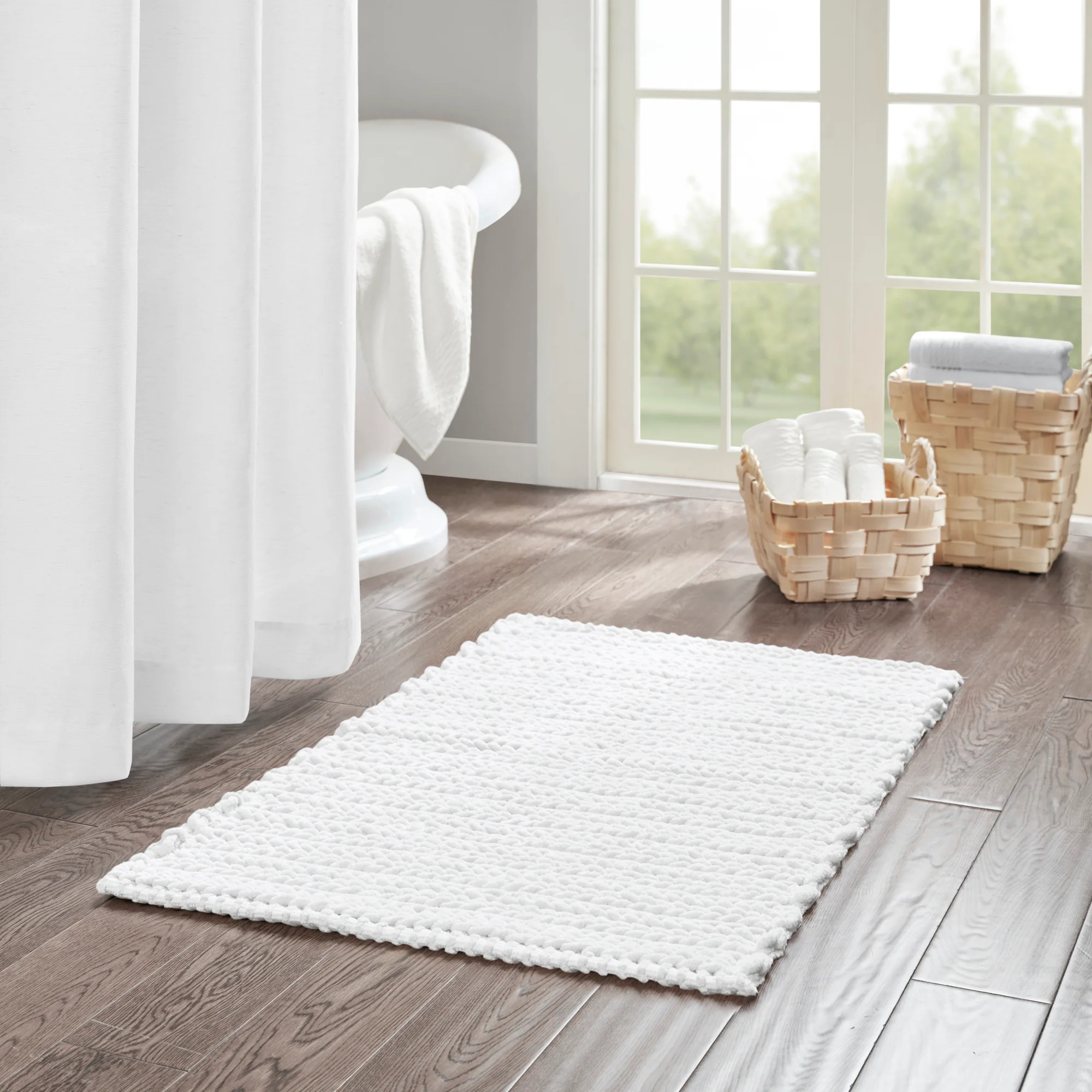 Lasso 100% Cotton Chenille Chain Stitch Rug - Image 3