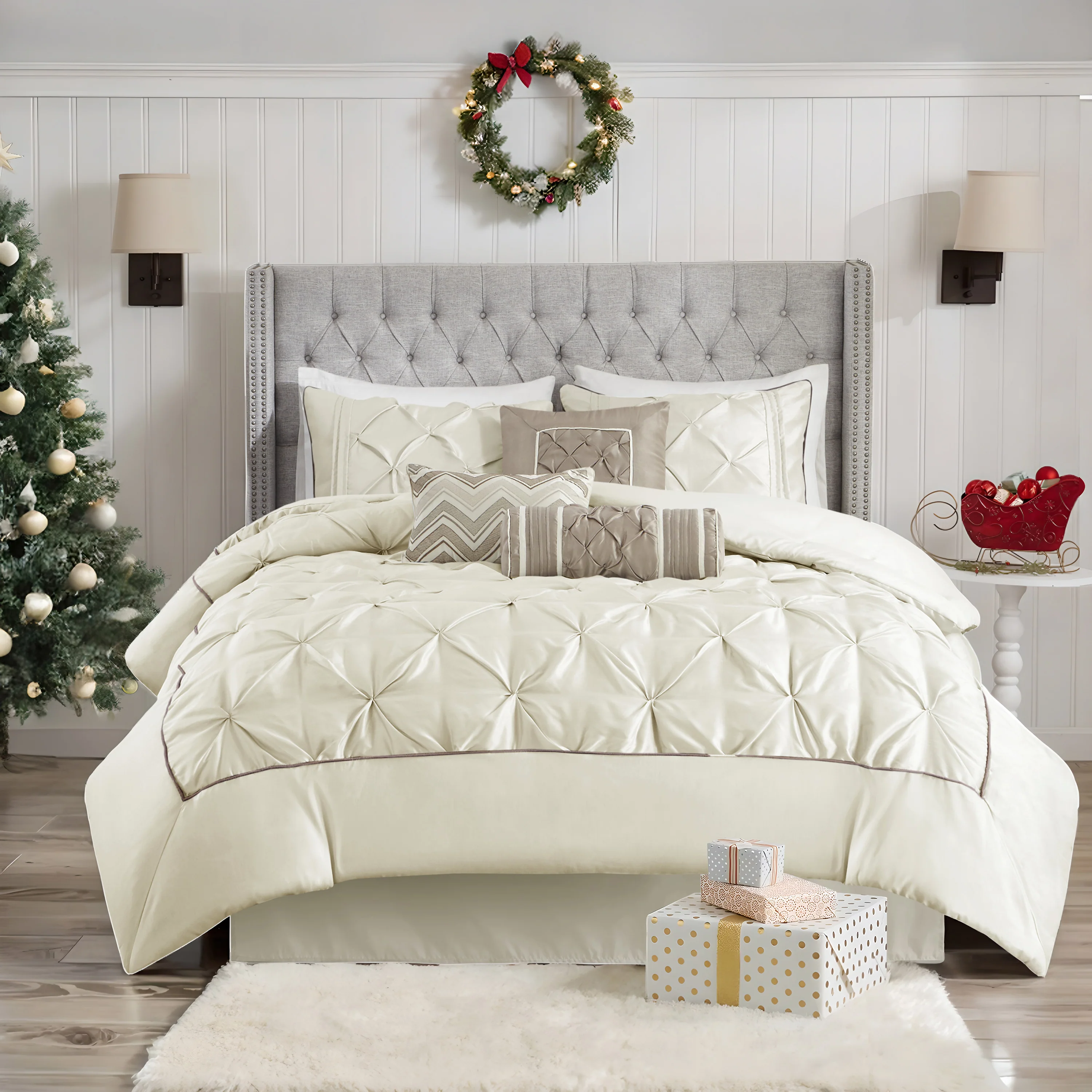 Laurel 7-Piece Tufted Comforter Set - Image 7