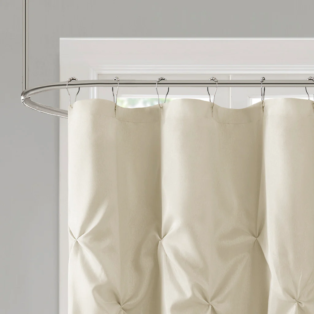 Laurel Tufted Semi-Sheer Shower Curtain - Image 15