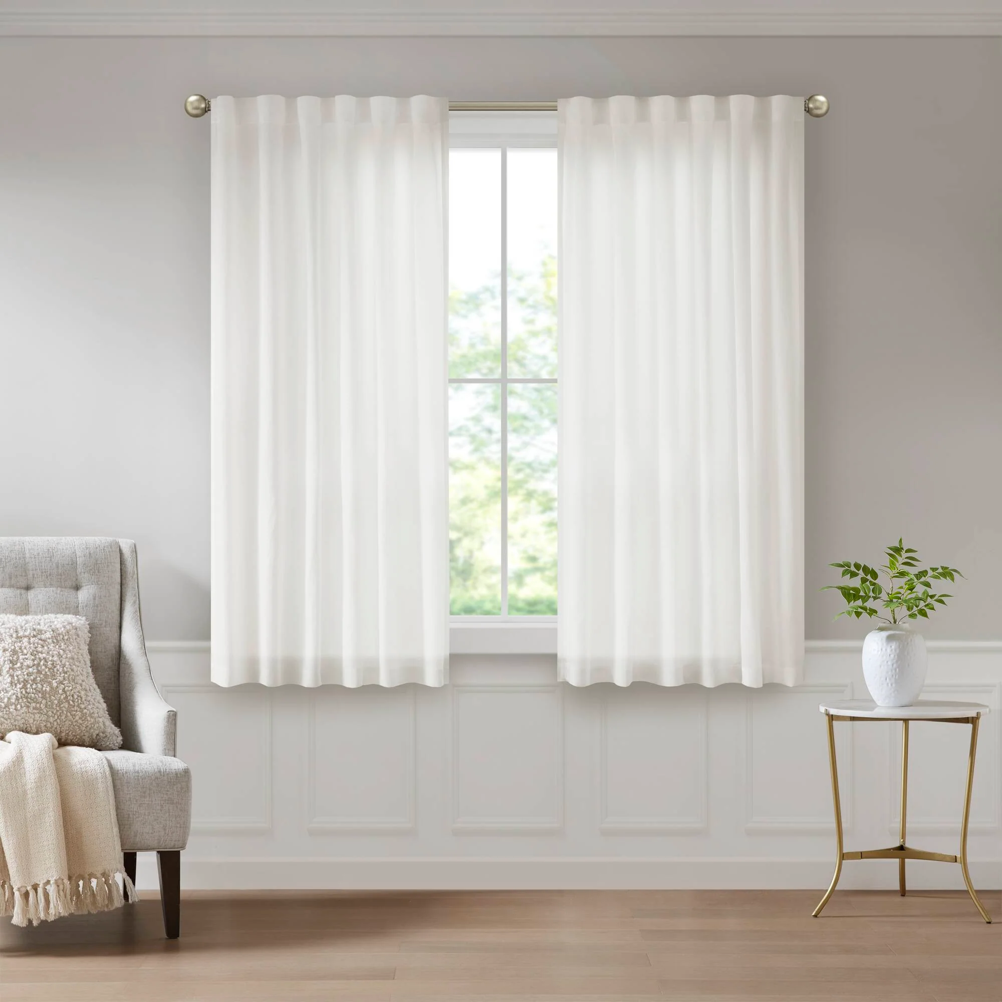Lexus Rod Pocket with Back Tab Privacy Curtain Pair - Image 9