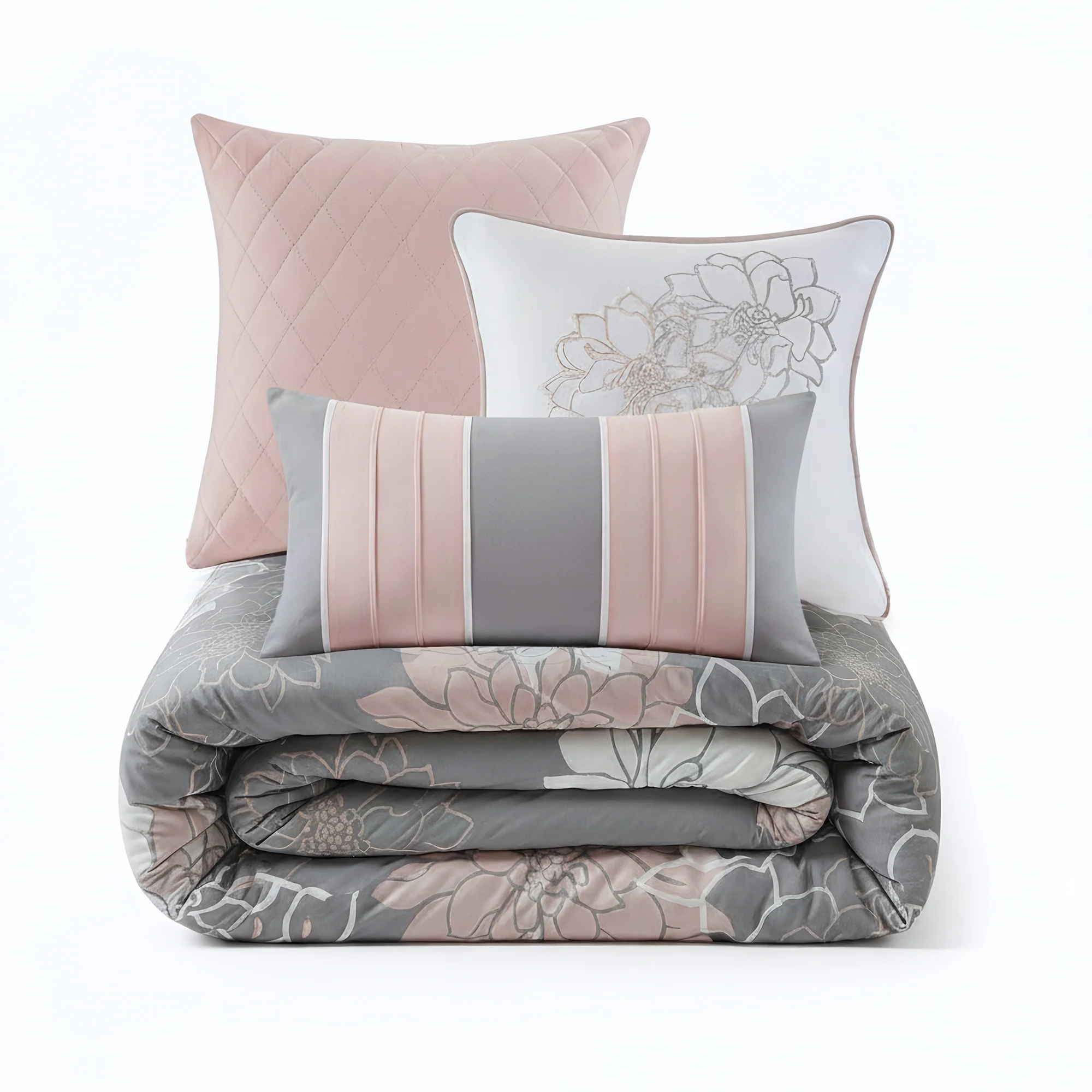 Lola 6-Piece Printed Duvet Cover Set
