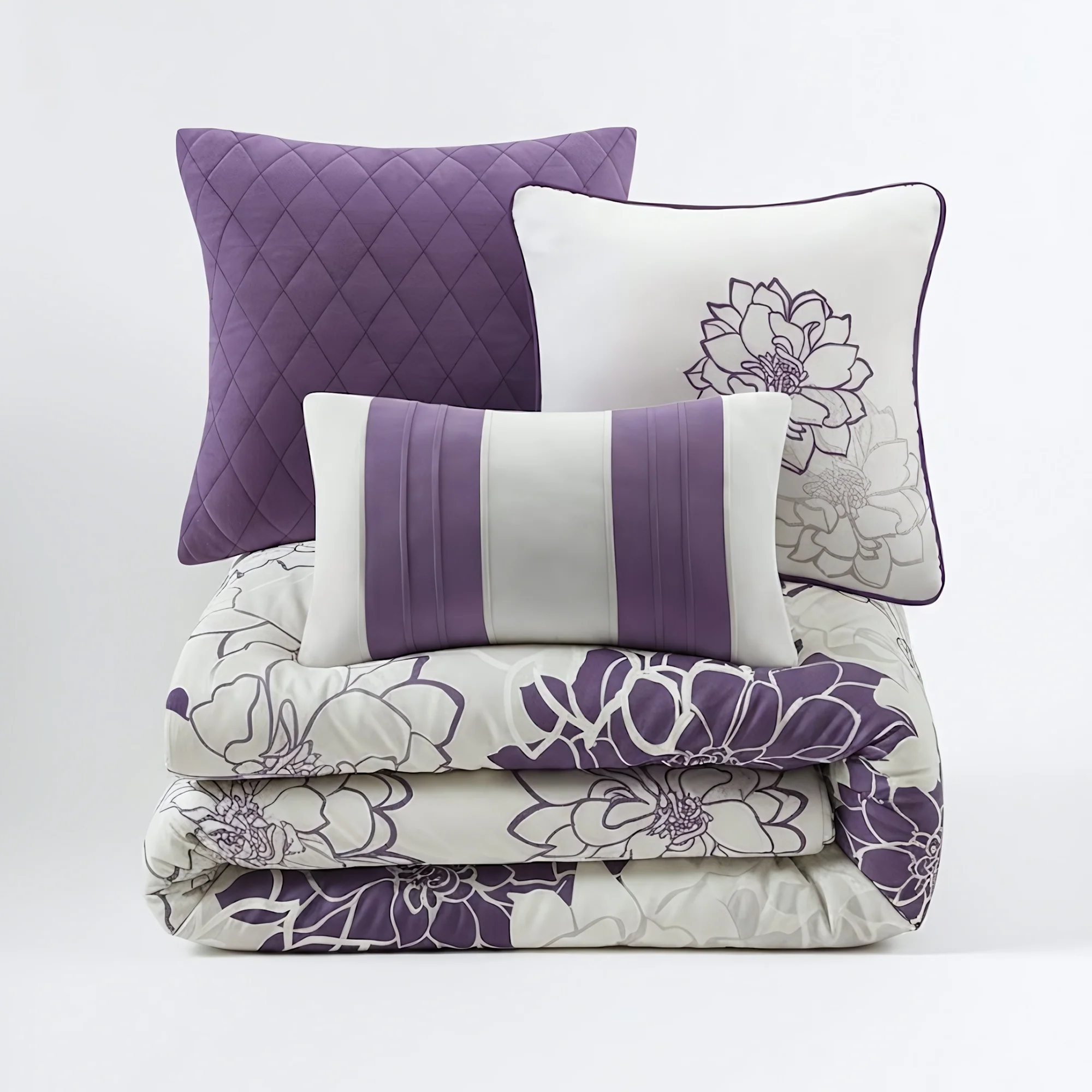 Lola 6-Piece Printed Duvet Cover Set - Image 3