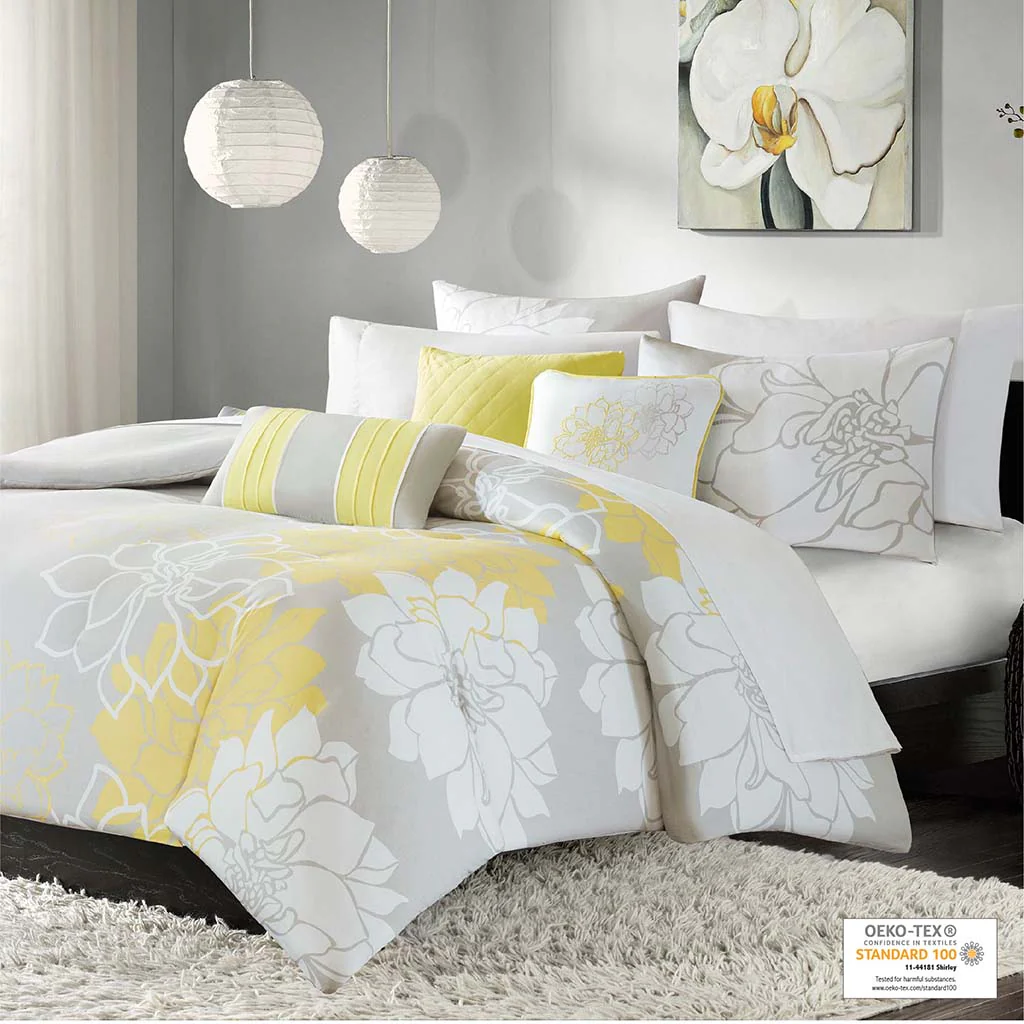 Lola 6-Piece Printed Duvet Cover Set - Image 5