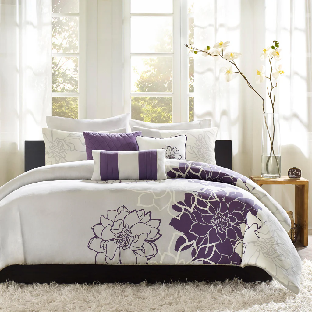 Lola 6-Piece Printed Duvet Cover Set - Image 7