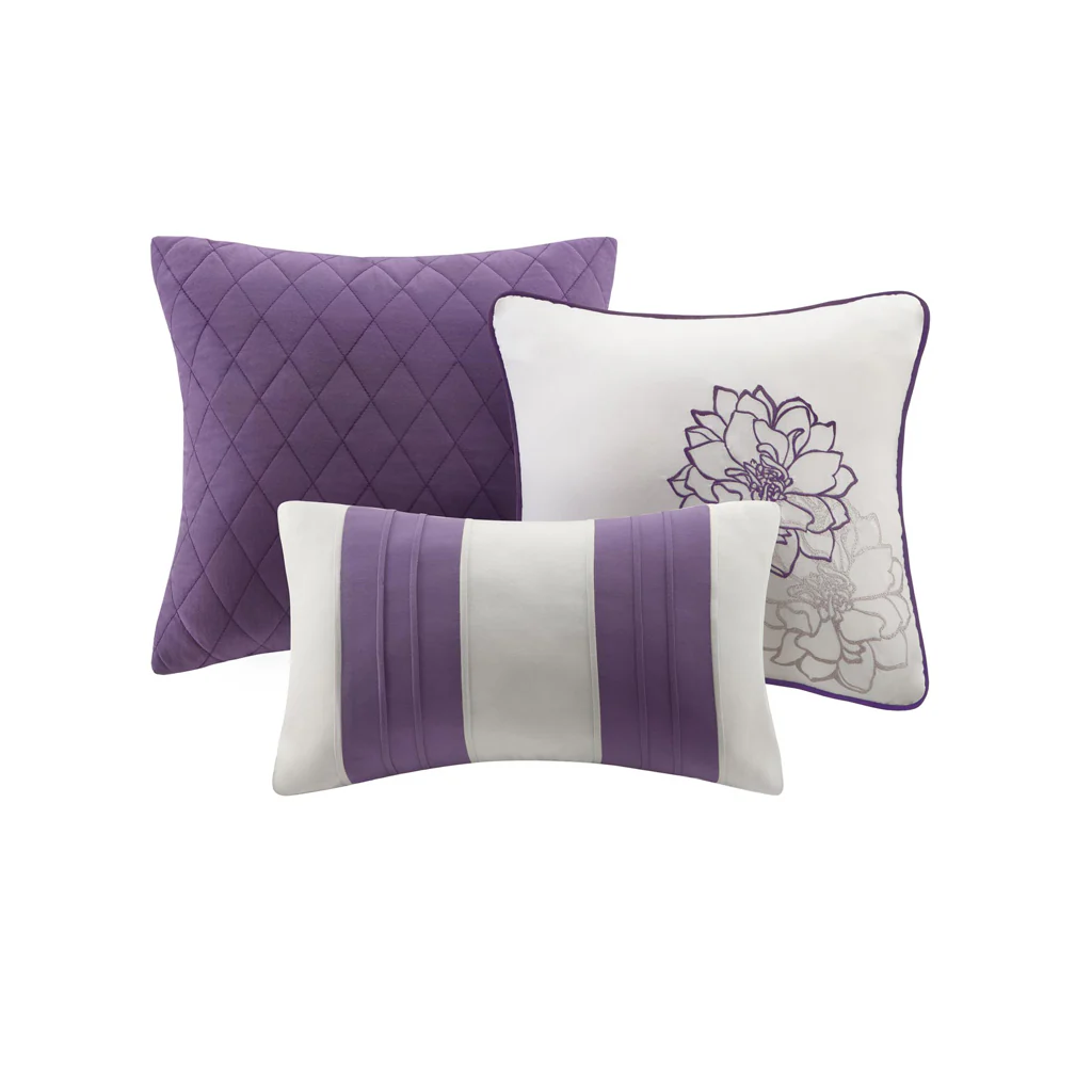 Lola Printed Cotton Sateen Comforter Set - Image 10