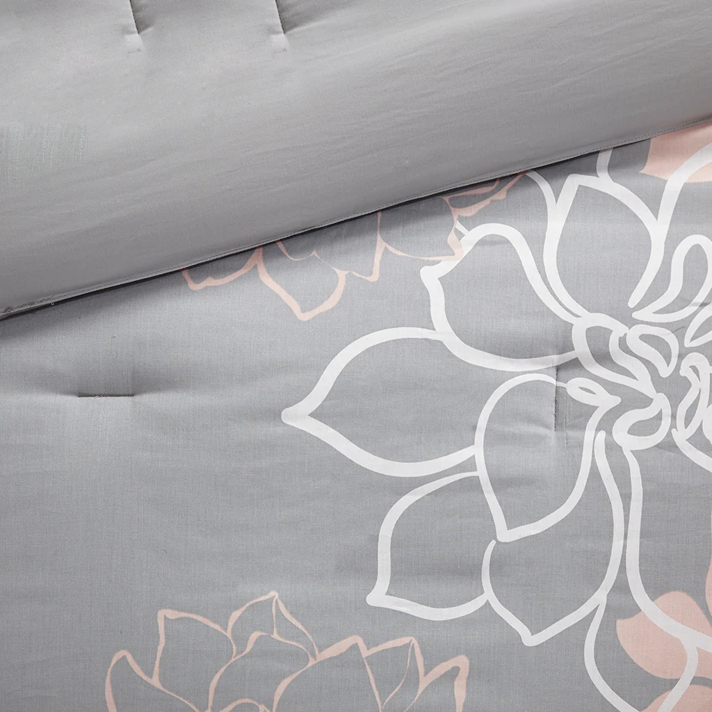 Lola Printed Cotton Sateen Comforter Set - Image 12