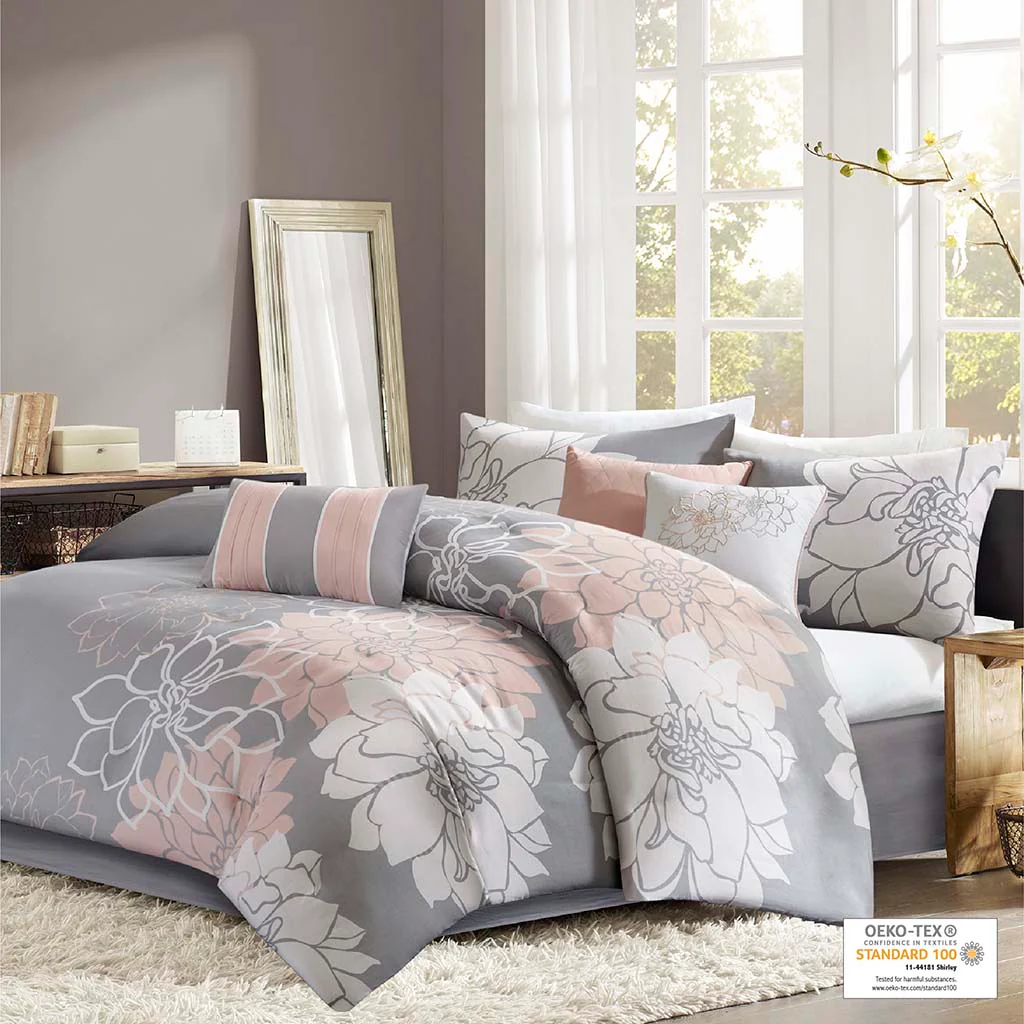 Lola Printed Cotton Sateen Comforter Set - Image 3