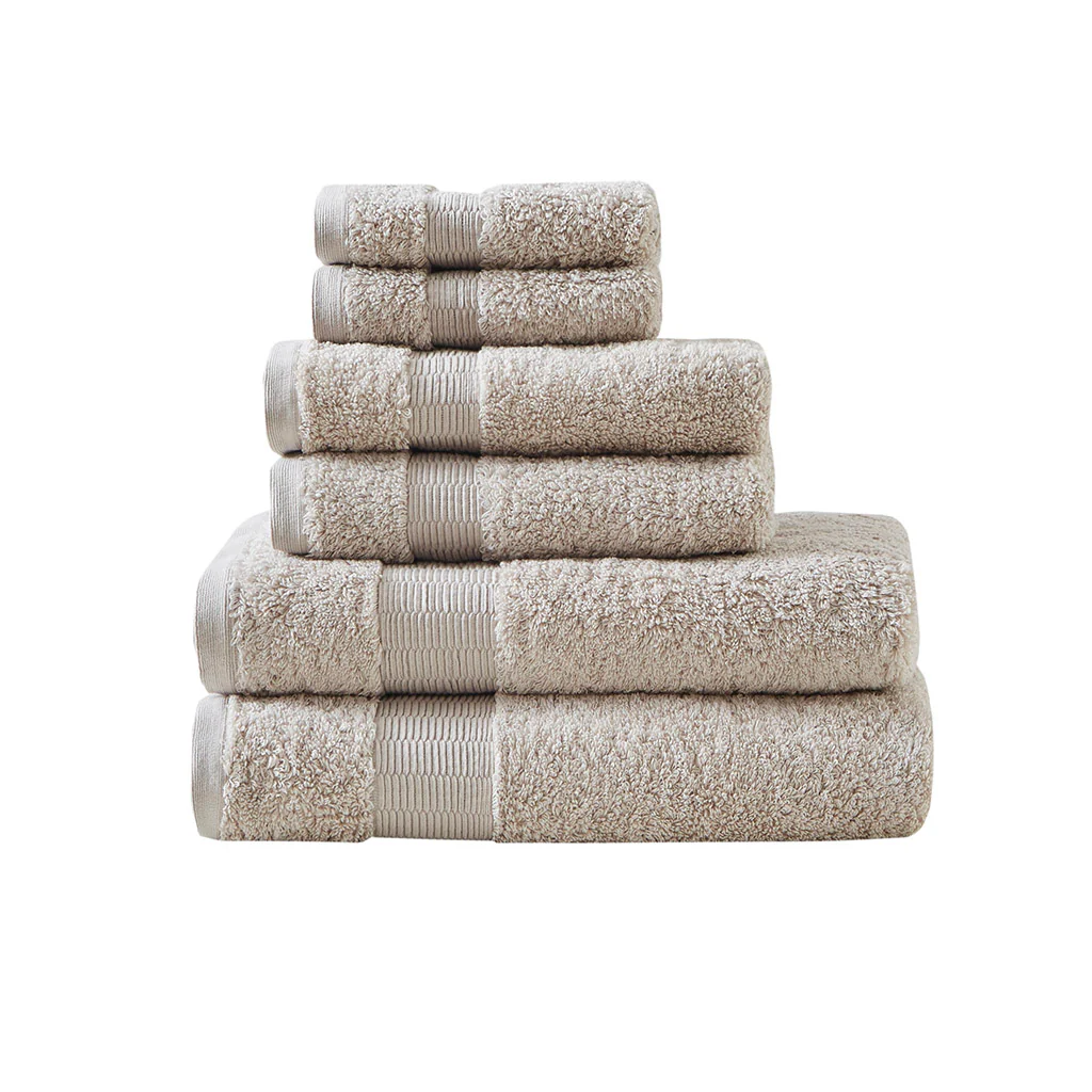 Luce 100% Egyptian Cotton 6-Piece Towel Set - Image 12