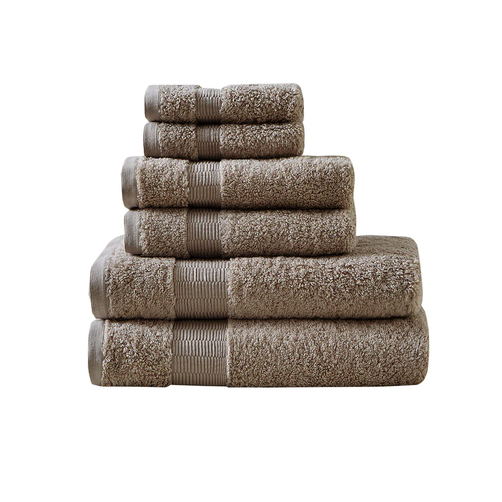 Luce 100% Egyptian Cotton 6-Piece Towel Set - Image 13