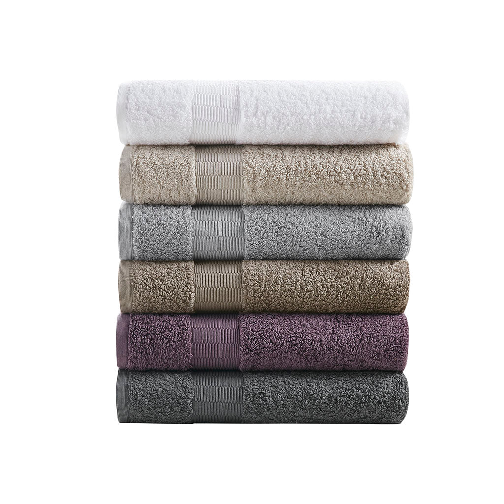 Luce 100% Egyptian Cotton 6-Piece Towel Set - Image 29