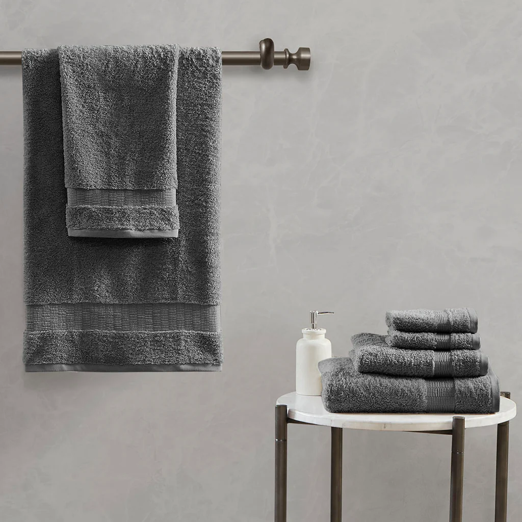 Luce 100% Egyptian Cotton 6-Piece Towel Set - Image 6
