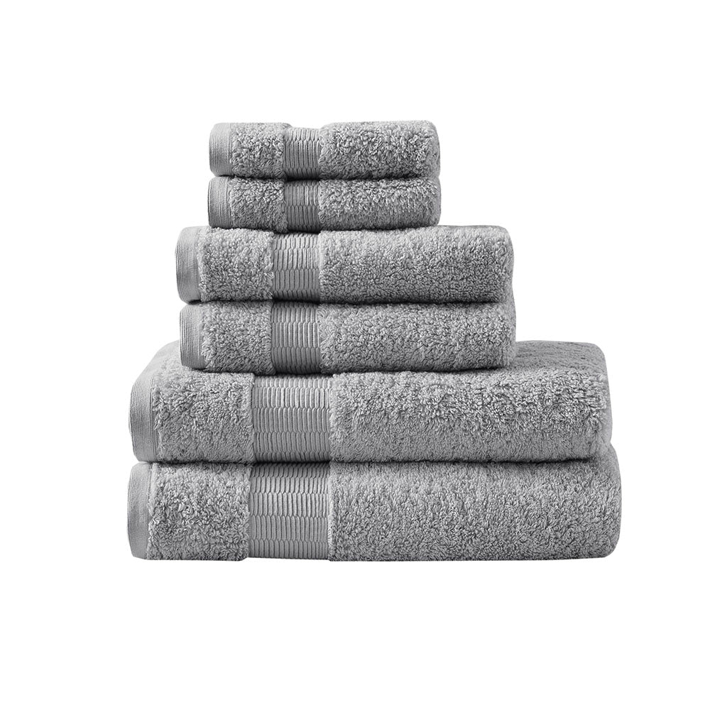 Luce 100% Egyptian Cotton 6-Piece Towel Set - Image 8