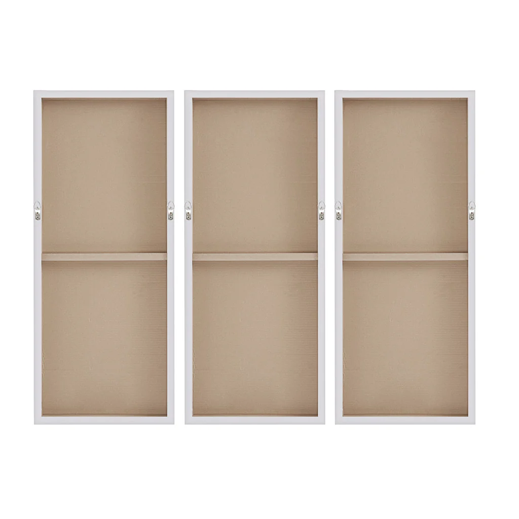 Luminous Heavily Embellished 3-Piece Canvas Wall Art Set - Image 22