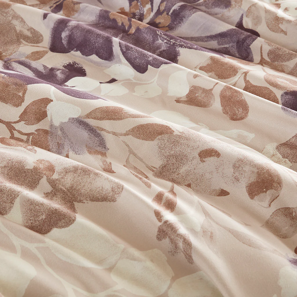 Luna Floral Comforter Set with Bed Sheets - Image 19
