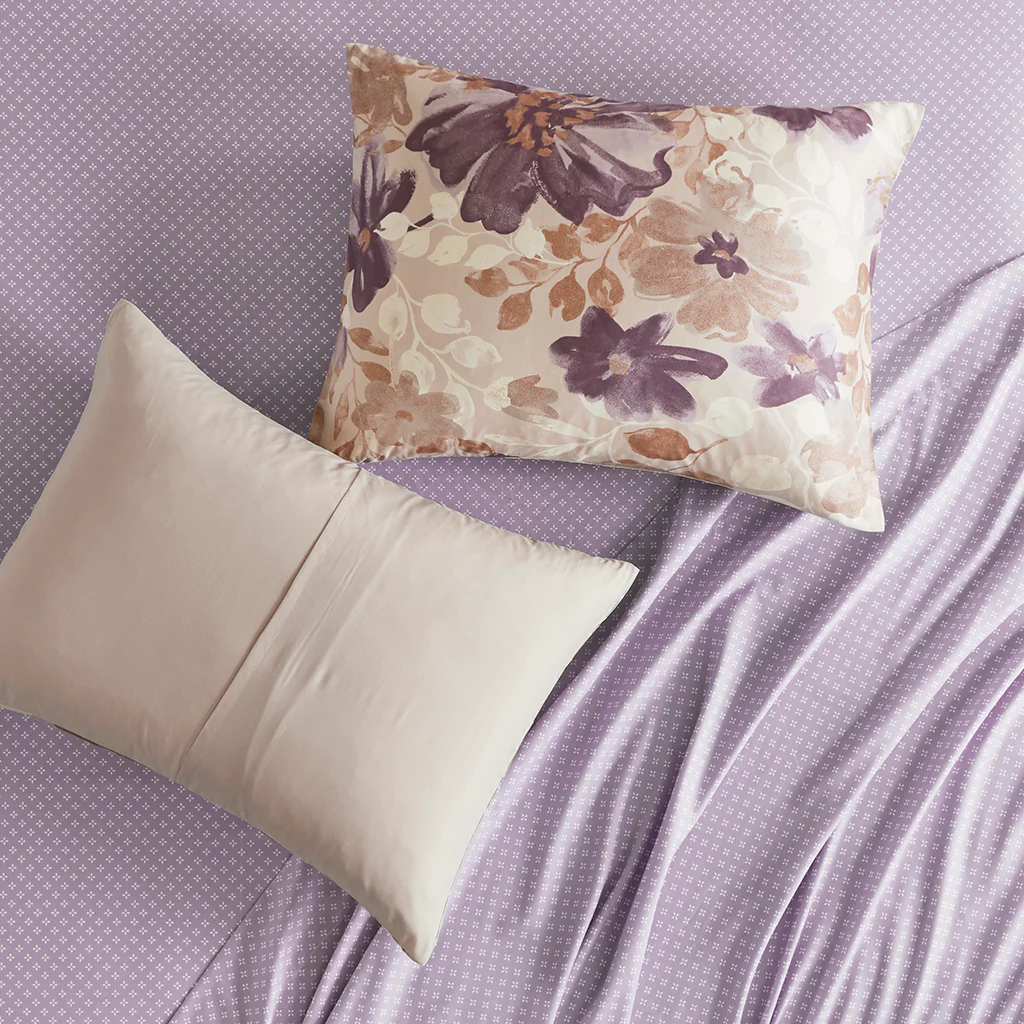 Luna Floral Comforter Set with Bed Sheets - Image 20