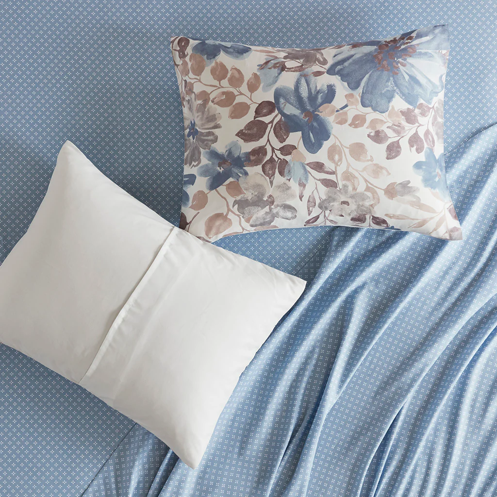 Luna Floral Comforter Set with Bed Sheets - Image 6