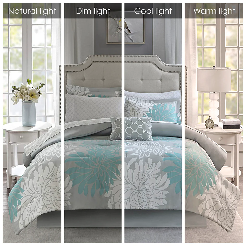 Maible 9-Piece Comforter Set with Cotton Bed Sheets - Image 29