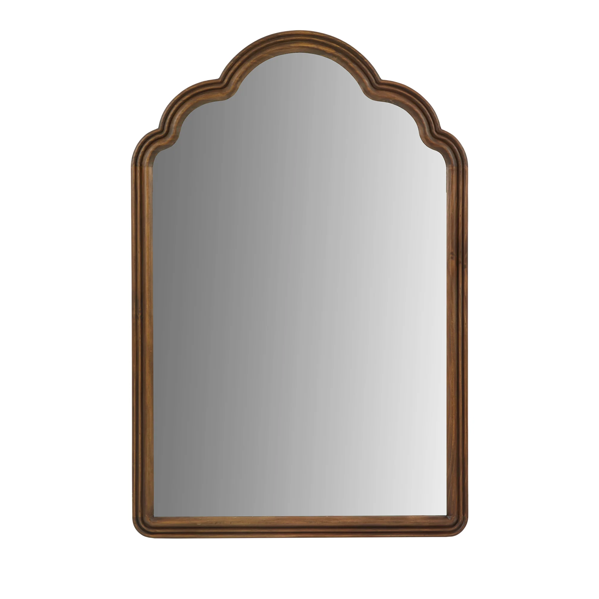 Marbella Scalloped Wood Wall Mirror - Image 3