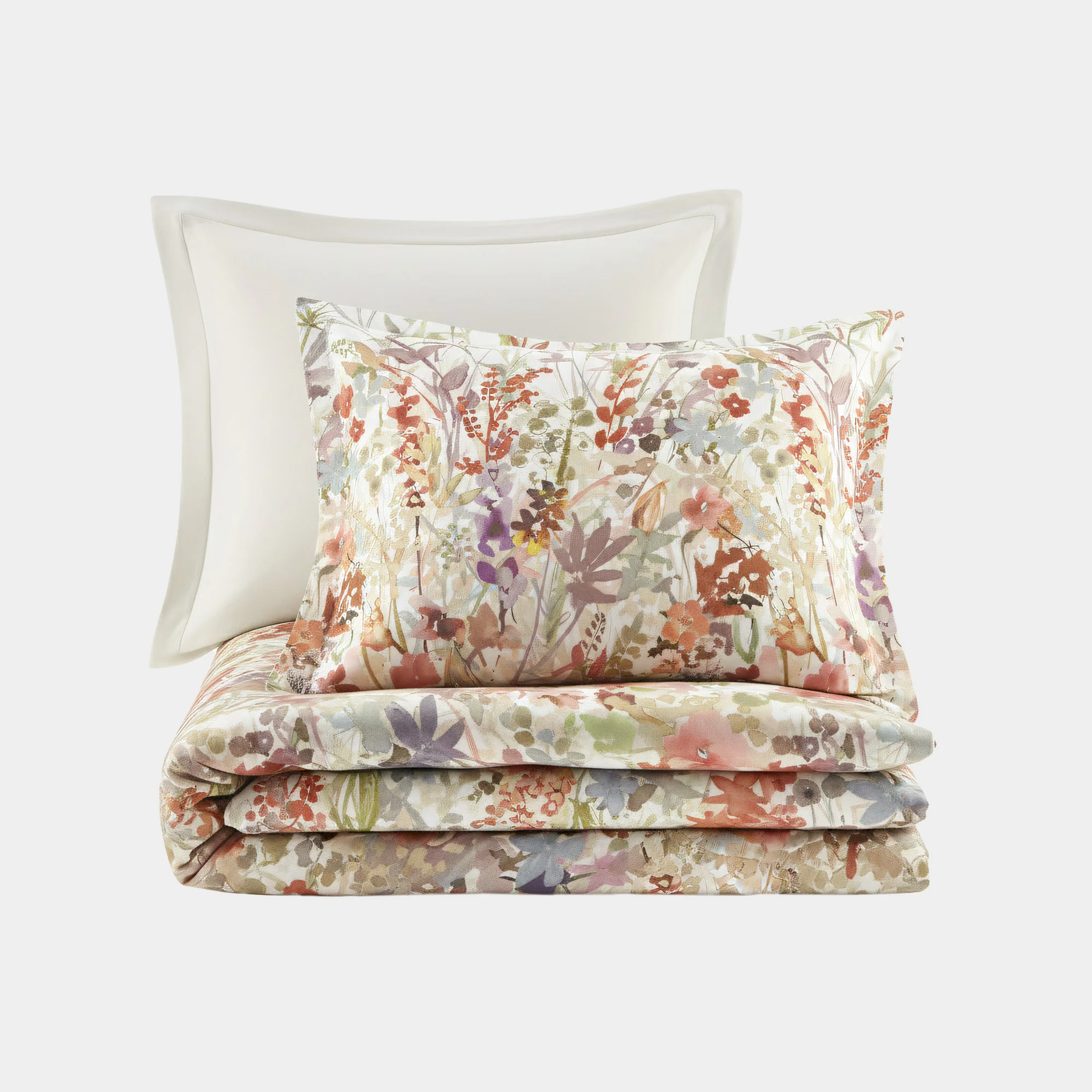 Mariana 3-Piece Cotton Printed  Duvet Cover Set