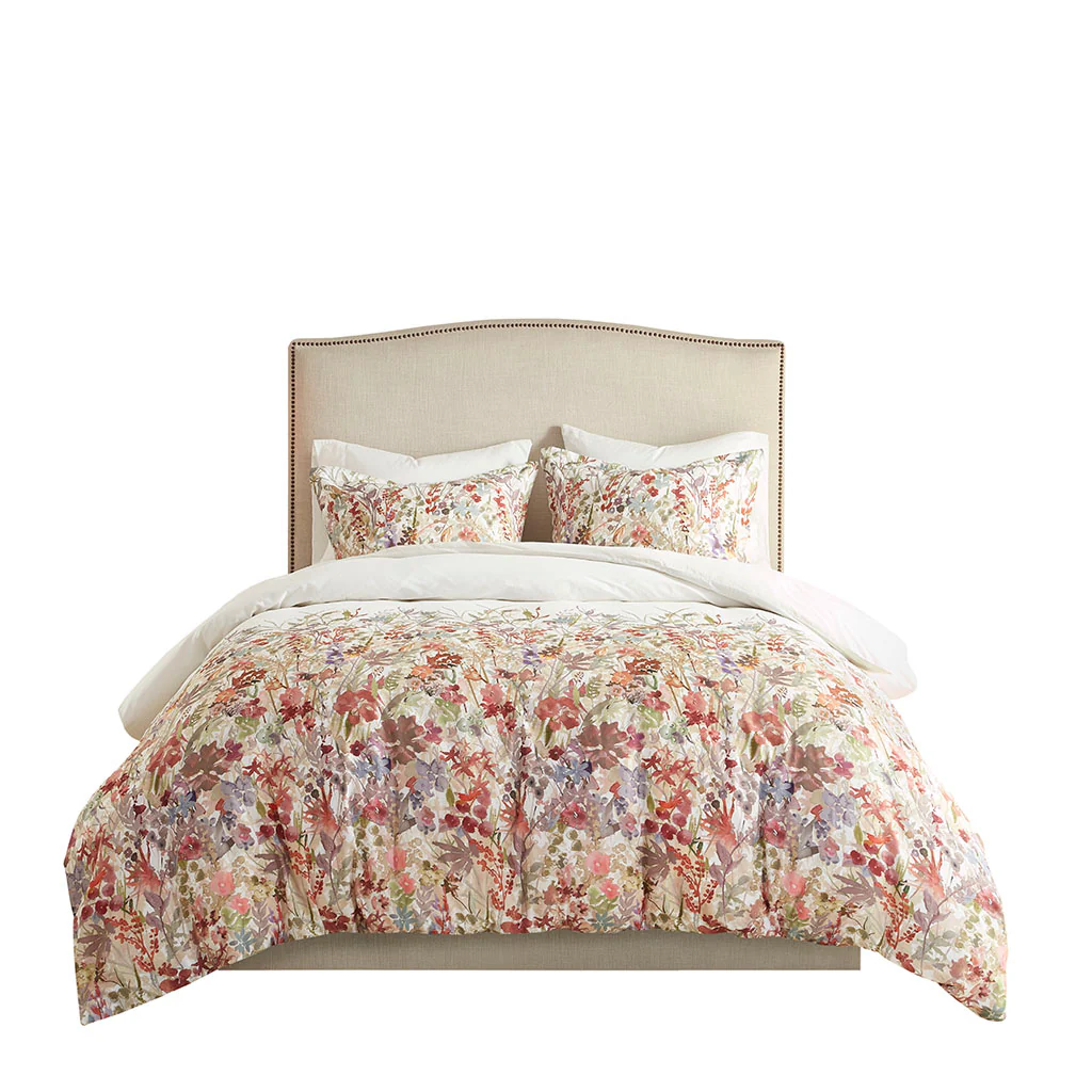 Mariana 3-Piece Cotton Printed  Duvet Cover Set - Image 14