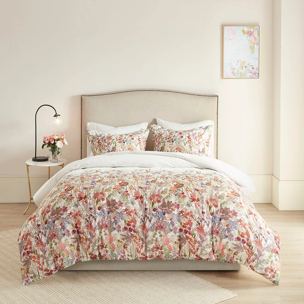 Mariana 3-Piece Cotton Printed  Duvet Cover Set - Image 3